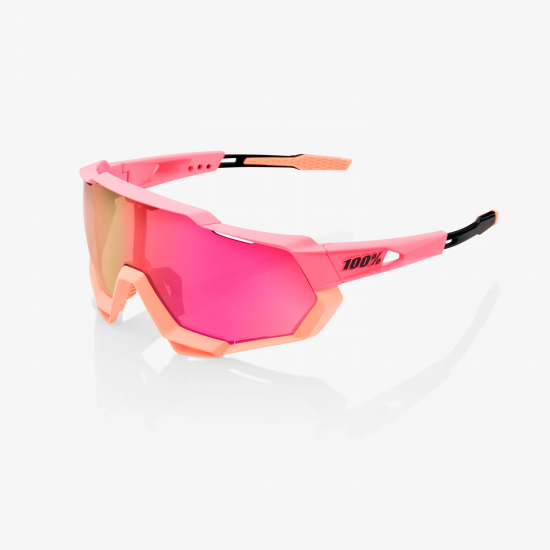100% Speedtrap Sunglasses - Matte Washed Neon Pink/Purple 100% Speedtrap Sunglasses - Matte Washed Neon Pink/Purple