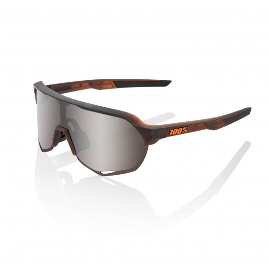 100% S2 Sunglasses - Matte Trans Brown Fade/HiPER Silver 100% S2 Sunglasses - Matte Trans Brown Fade/HiPER Silver