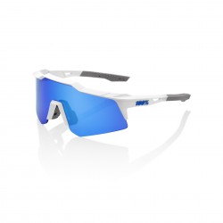 100% Speedcraft XS Sunglasses - Matte White/Blue Mirror 100% Speedcraft XS Sunglasses - Matte White/Blue Mirror