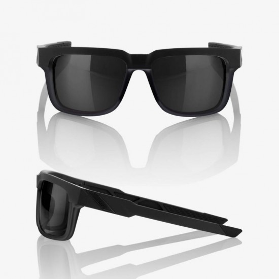 100% S2 Sunglasses - Soft Tact Black/Smoke Lens 100% S2 Sunglasses - Soft Tact Black/Smoke Lens