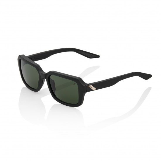 100% Ridely Sunglasses - Soft Tact Black/Grey Green 100% Ridely Sunglasses - Soft Tact Black/Grey Green