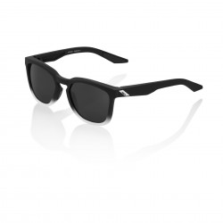 100% Hudson Sunglasses - Soft Tact Black/White/Black Mirror 100% Hudson Sunglasses - Soft Tact Black/White/Black Mirror