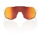 100% S2 Sunglasses - Soft Tact Off White/HiPER Red  100% S2 Sunglasses - Soft Tact Off White/HiPER Red