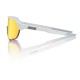 100% S2 Sunglasses - Soft Tact Off White/HiPER Red  100% S2 Sunglasses - Soft Tact Off White/HiPER Red