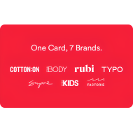 Cotton On Group eGift Card - $50 Cotton On Group eGift Card - $50