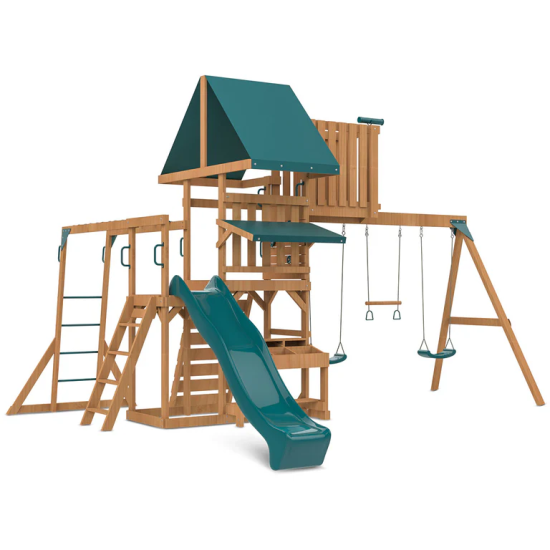 Lifespan Kids Walton Play Centre Set with 2.2m - Green Slide