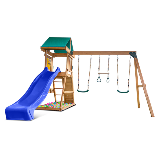 Lifespan Kids Birmingham Play Centre Set with 2.2m Blue Slide Lifespan Kids Birmingham Play Centre Set with 2.2m Blue Slide