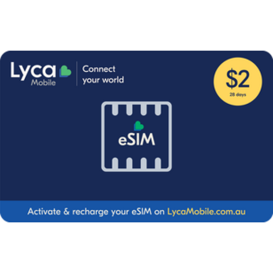Lyca Mobile $2 Starter eSIM Lyca Mobile $2 Starter eSIM